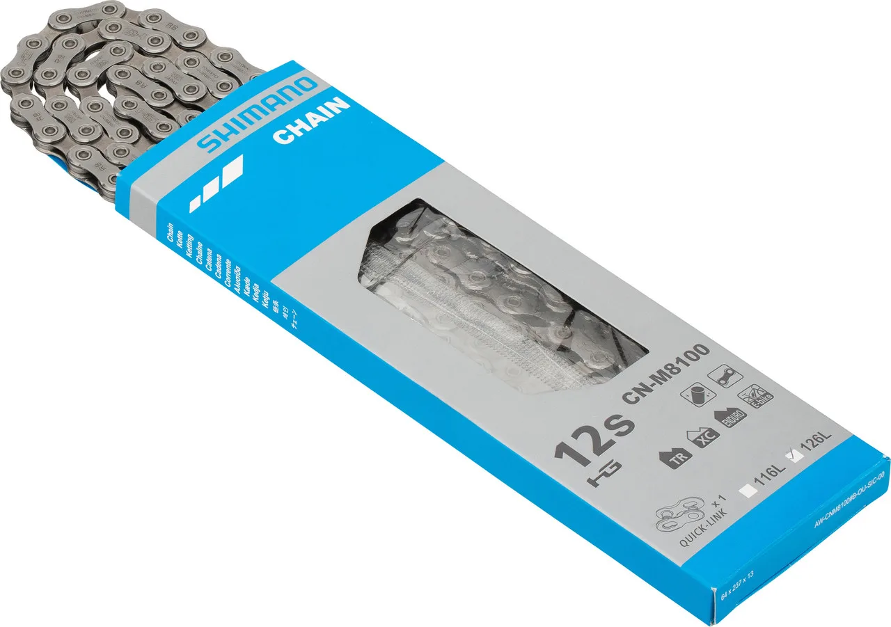 Shimano Cadena CN-M8100 138L 12V C/ Quick Link