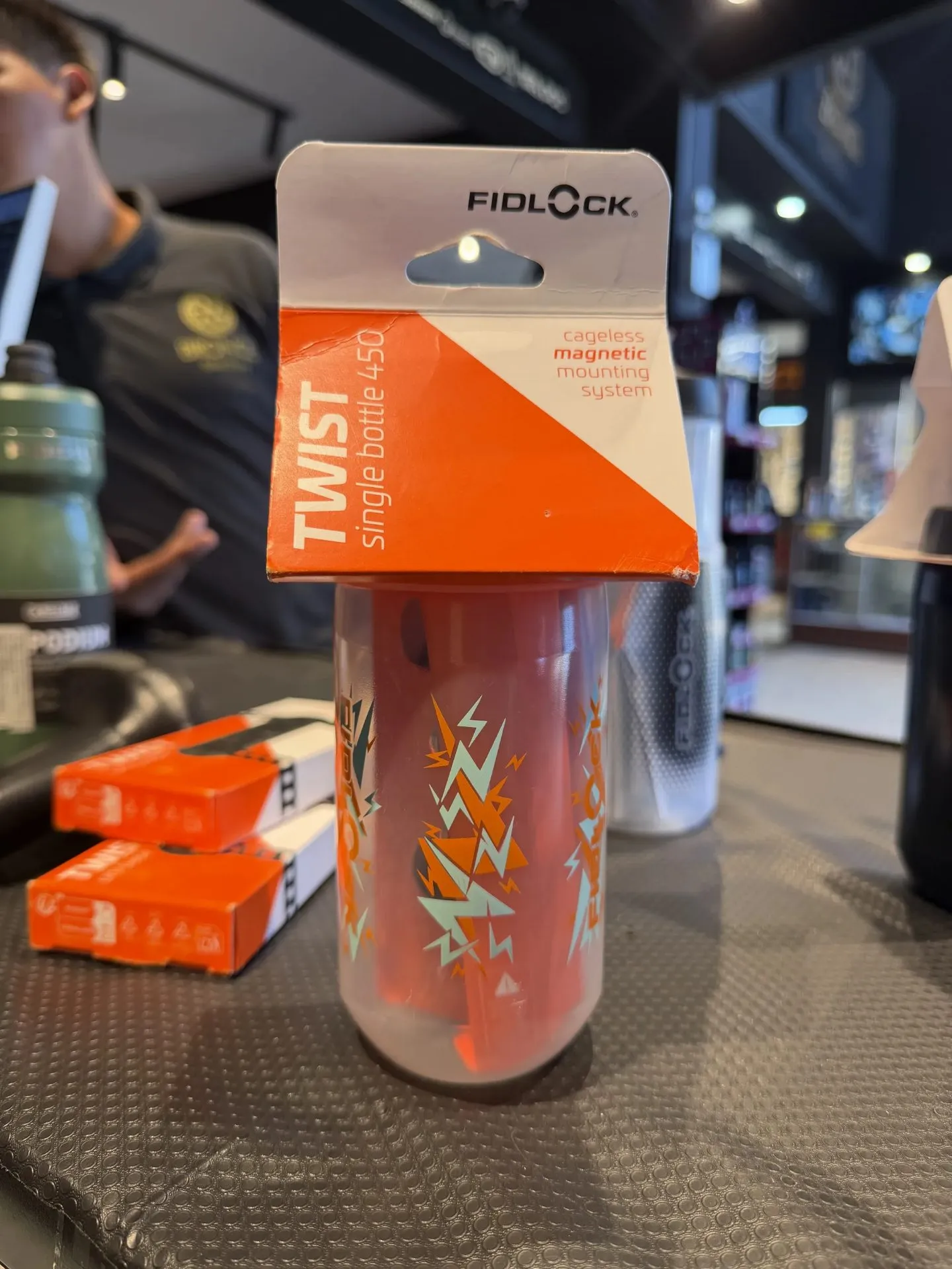 Fidlock Single Bottle + Bike Base Jr Botella