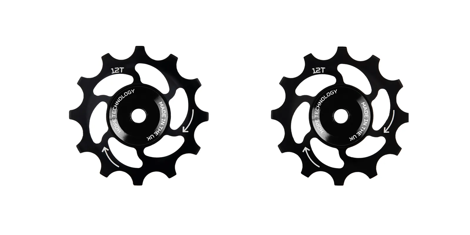 Poleas Hope 12 Tooth Jockey Wheels, Par, Morado