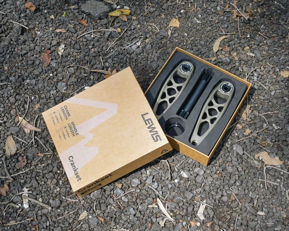 Bielas Lewis 162.5MM Grey Aluminio