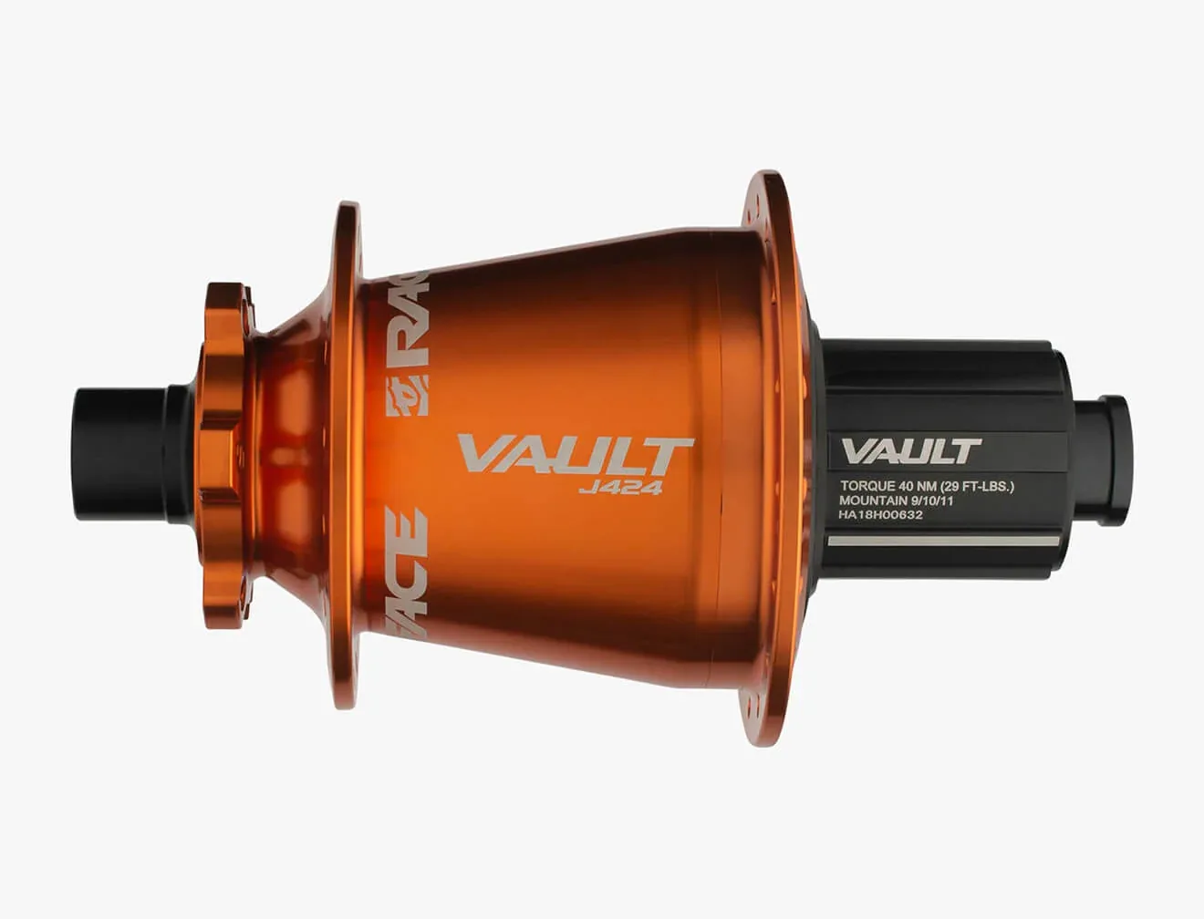 Race Face Maza Vault 12X148 Boost Body Microspline 32H Orange Mazas