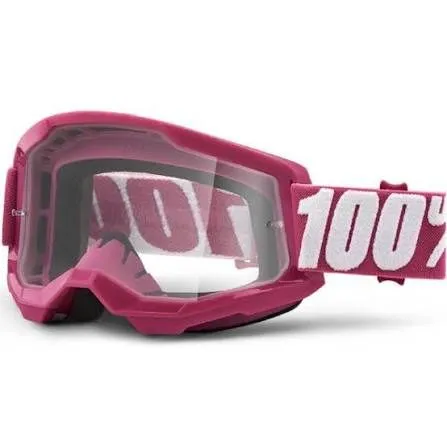 100% Strata 2 Youth Fletcher Clear Lens Goggles